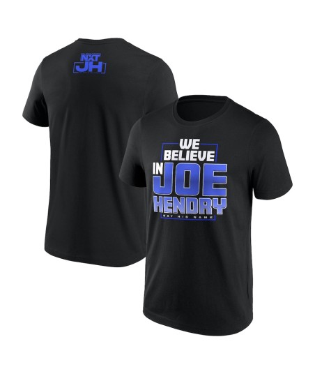 Joe Hendry We Believe In Joe Hendy T-Shirt - Black - Mens