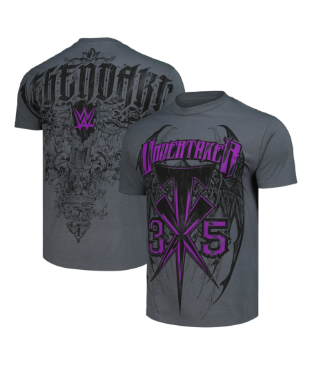 Men's Charcoal The Undertaker 35th Anniversary Legendary T-Shirt
