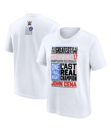 John Cena Never Seen 17 T-Shirt - White - Youth