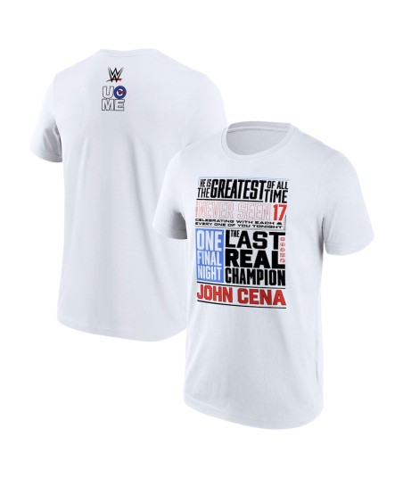 John Cena Never Seen 17 T-Shirt - White - Mens
