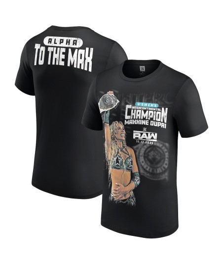 Men's Black Maxxine Dupri Women's Intercontinental Champion T-Shirt