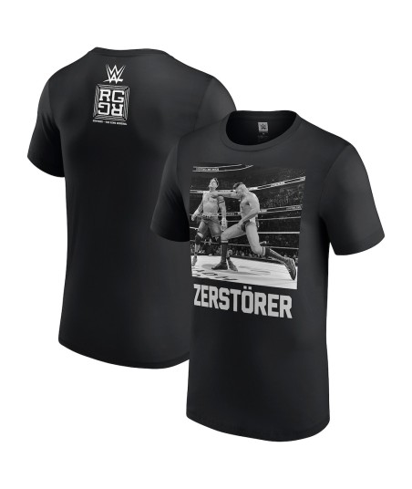 Men's Black Gunther Zerstorer Graphic T-Shirt
