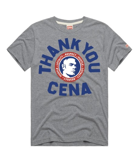 Men's Homage Gray John Cena Thank You Cena Tri-Blend T-Shirt