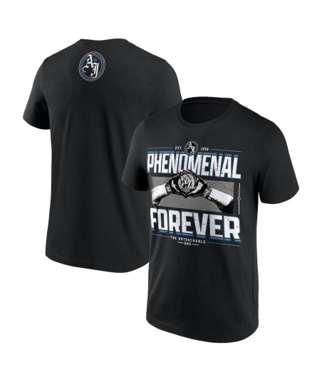 WWE AJ Styles Black & White T-Shirt - Black - Mens