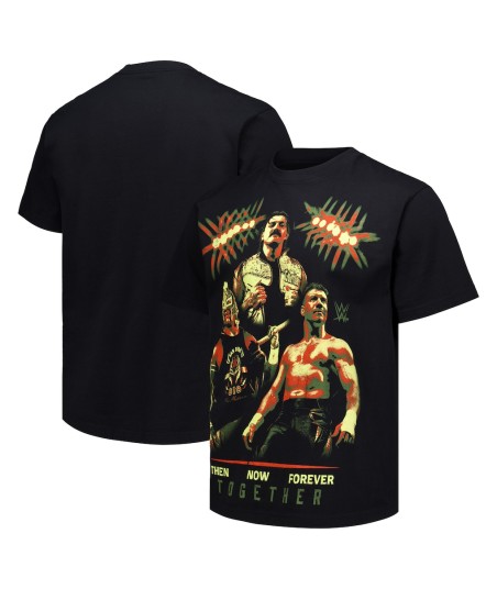 Men's Ripple Junction Black Eddie Guerrero Dom, Rey, Eddie Boxy T-Shirt