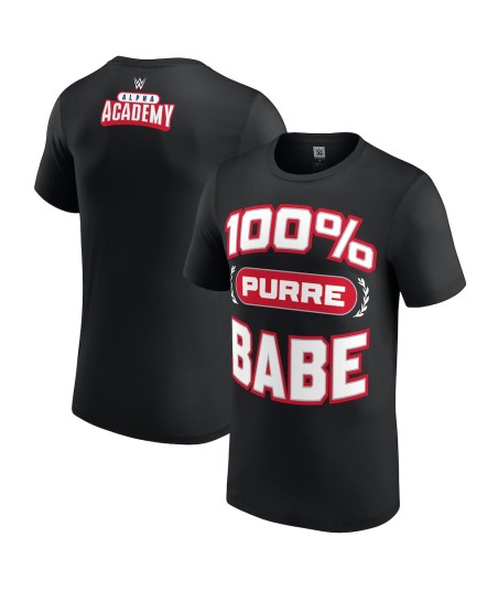 Men's Black Alpha Academy 100% Purre Babe T-Shirt