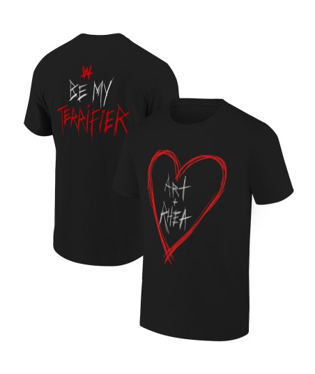 Men's Ripple Junction Black Rhea Ripley x Terrifier Be My Terrifier T-Shirt