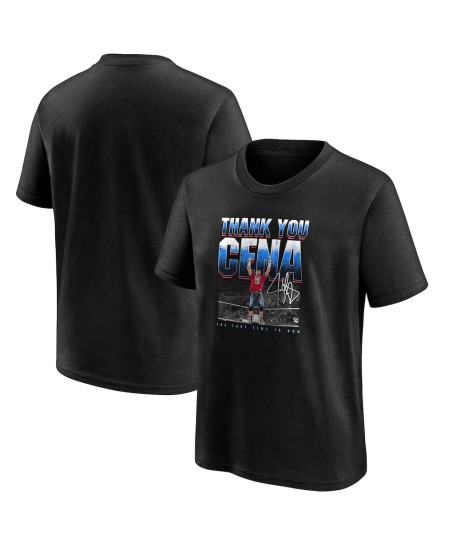 WWE John Cena Thank You Cena T-Shirt - Black - Youth
