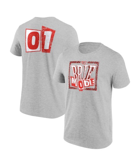 WWE Brie Bella Mode T-Shirt - Grey - Mens