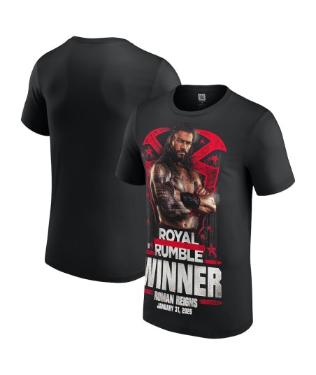 Roman Reigns Royal Rumble 2026 Winner T-Shirt - Mens