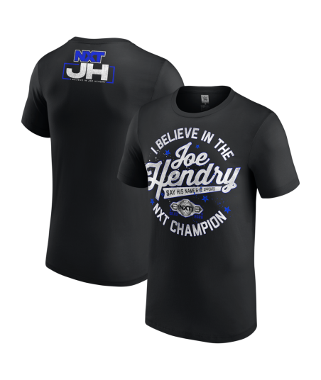 Men's Black Joe Hendry I Believe In The NXT Champion T-Shirt