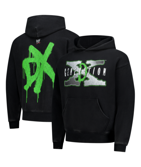 Men's Black D-Generation X Drip Hoodie
