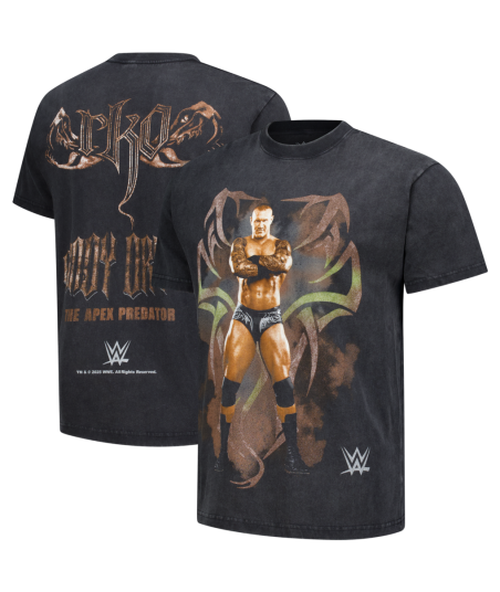 Men's Heather Black Randy Orton Apex Predator Boxy T-Shirt