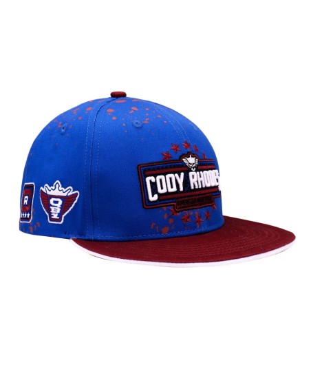 WWE Cody Rhodes RWB Flat Cap - Blue/Red