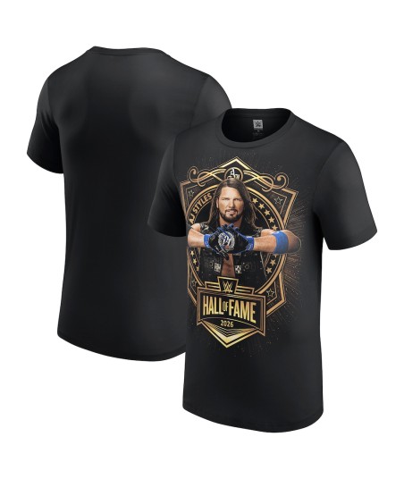 Men's Black AJ Styles WWE Hall of Fame 2026 Inductee T-Shirt