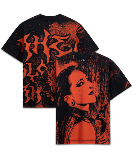 Men's Ripple Junction Black Rhea Ripley Graphic T-Shirt