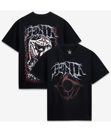 Men's Ripple Junction Black Penta Gothic Tribal Graphic T-Shirt