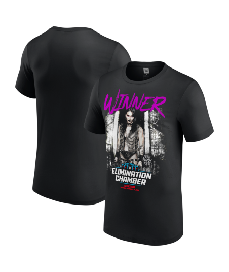 Men's Black Rhea Ripley Elimination Chamber 2026 Women's Match Winner T-Shirt