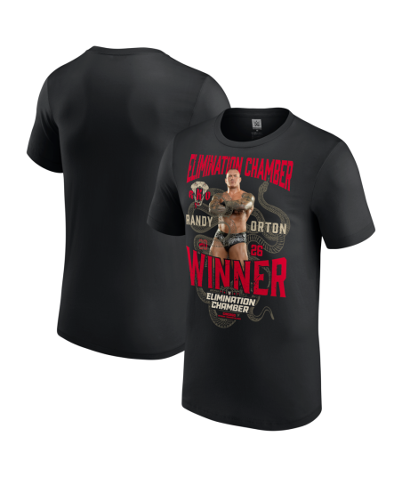 Men's Black Randy Orton Elimination Chamber 2026 Men's Match Winner T-Shirt