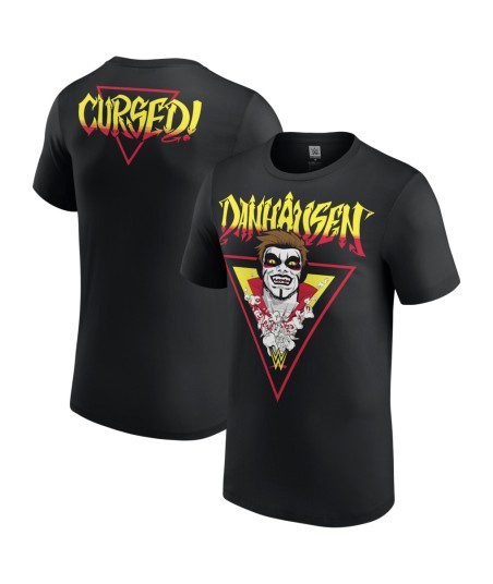 Men's Black Danhausen Cursed! T-Shirt