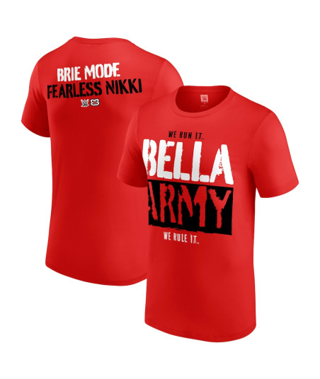 WWE The Bellas We Run It We Rule It T-Shirt - Red - Mens