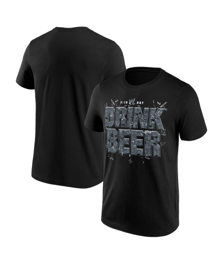 WWE "Stone Cold" Steve Austin 3:16 Day 2026 Drink Beer T-Shirt - Black - Mens