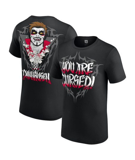 WWE Danhausen You Are Cursed Yellow & Red T-Shirt - Mens
