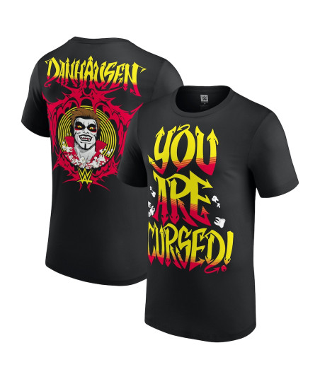 WWE Danhausen You Are Cursed Yellow & Red T-Shirt - Mens