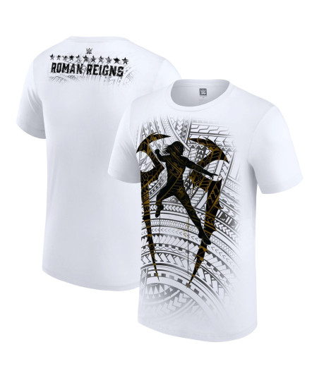 WWE Roman Reigns Authentic T-Shirt - White - Mens