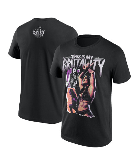 WWE Rhea Ripley Ripley Brutality Graphic T-Shirt - Mens