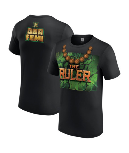 Men's Black Oba Femi The Ruler T-Shirt