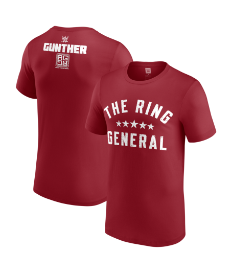 Men's Red Gunther The Ring General T-Shirt