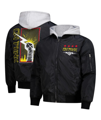 Men's Black CM Punk Hooded...