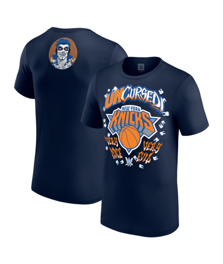 Men's Navy Danhausen x New York Knicks Uncursed T-Shirt