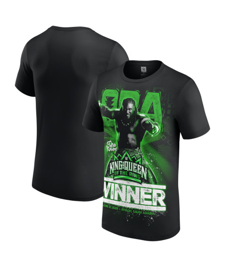 Men's Black Oba Femi Night of Champions 2026 King of the Ring Winner T-Shirt