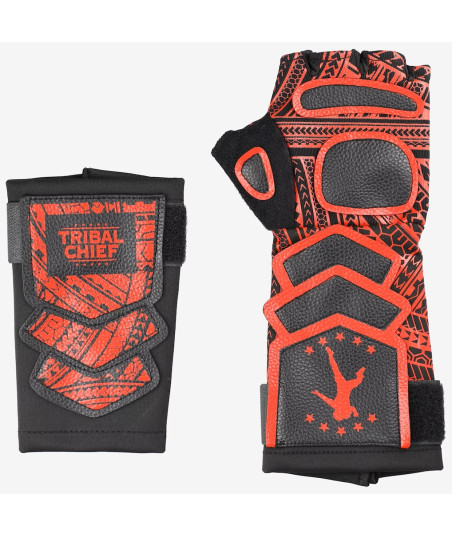 WWE Roman Reigns Black & Red Replica Gloves