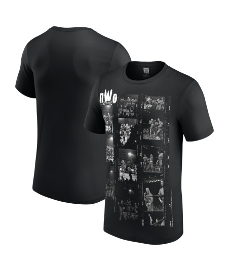 Men's Black nWo 30th Anniversary Film Reel T-Shirt