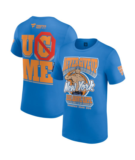 Men's Blue John Cena Fanatics Fest New York 2026 T-Shirt