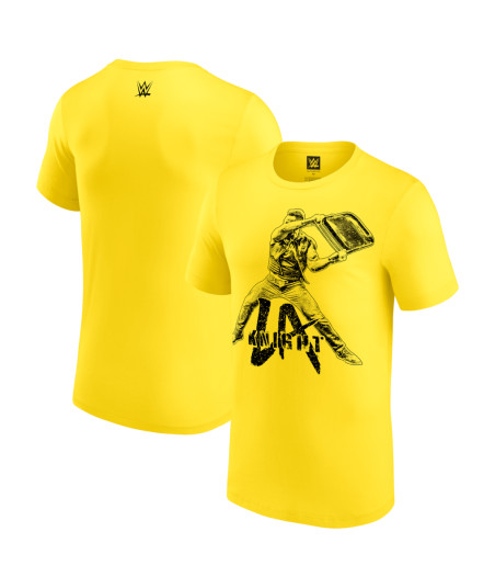 Men's Yellow LA Knight Folding Chair Silhouette T-Shirt