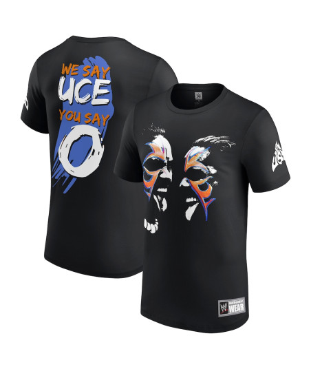 Men's Black The Usos We Say You Say Retro T-Shirt