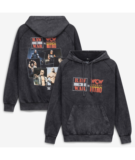 Men's Goodie Two Sleeves Charcoal Raw vs. Nitro Raglan Hoodie