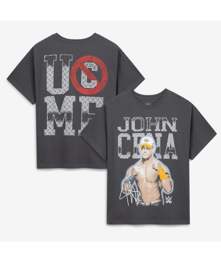 Men's Goodie Two Sleeves Charcoal John Cena U Cant C Me Graphic T-Shirt