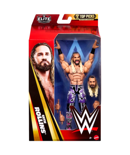 Mattel Seth Rollins Elite Collection Top Picks 2025 Wave 3 Action Figure