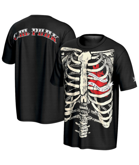 CM Punk Ribcage T-Shirt - Black