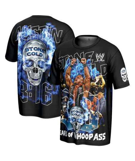 Stone Cold Steve Austin 30th Anniversary T-Shirt - Black