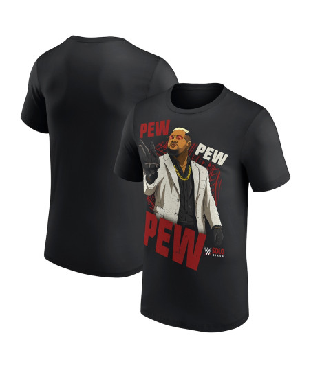 Men's Black Solo Sikoa WWE Cartoon T-Shirt