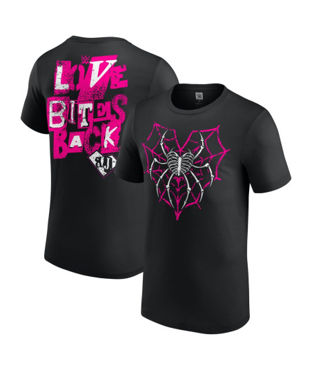 WWE AJ Lee Love Bites Back T-Shirt - Black - Mens