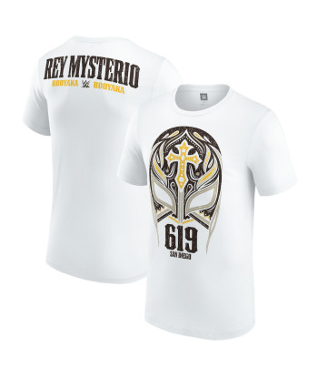 Men's White Rey Mysterio Hometown T-Shirt
