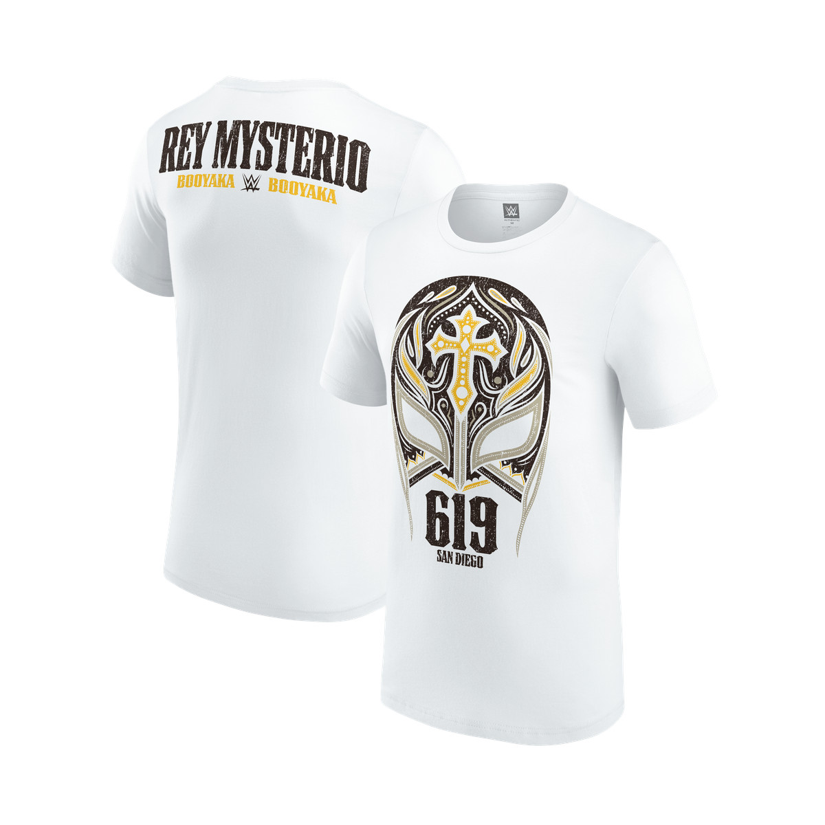Men's White Rey Mysterio Hometown T-Shirt