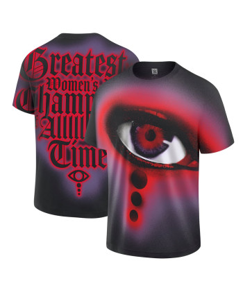 Men's Black Liv Morgan Greatest Champ of All Time Airbrushed T-Shirt